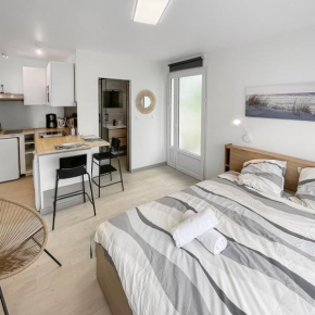 Studio entre Bordeaux et l'Atlantique avec Jardin